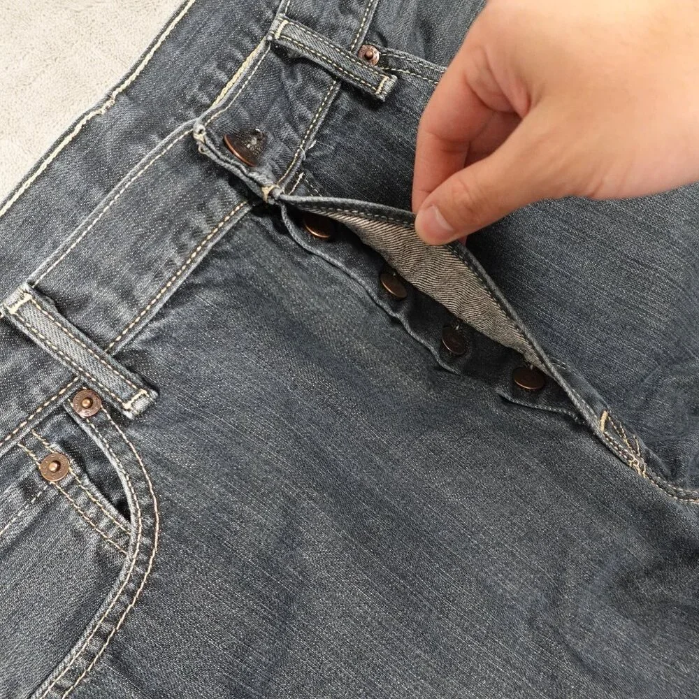 Levi’s 501 Button Fly Jeans Men’s‎ 36x36 Medium Wash Classic Straight Denim